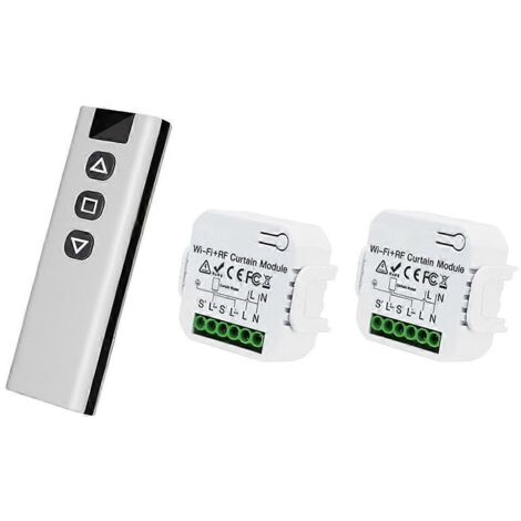 Module de commande Tuya Smart Curtain Switch WiFi pour stores enrouleurs (comme illustré)