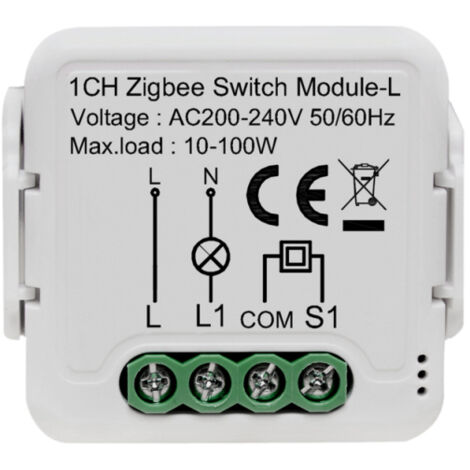 Module de commutation intelligent Tuya ZigBee, interrupteur 1 canal, partage appareil, minuterie, contrôle distant, compatible Google Home, nécessite passerelle