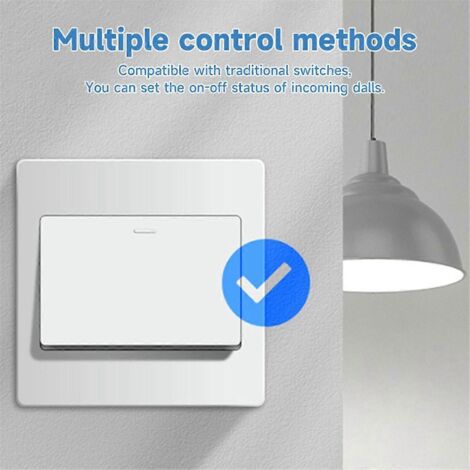 Module de commutation intelligent WiFi Tuya 16A avec moniteur de puissance et prise en charge bidirectionnelle