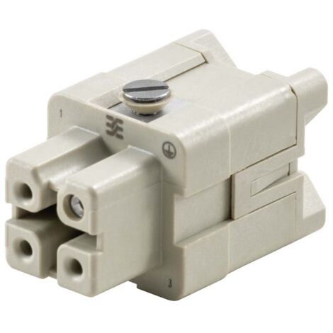 Module de connecteur Weidmuller série HA, 3 contacts , 16A, Femelle ( Prix pour 1 )