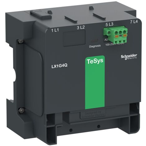 Module de contrôle 100-250V AC/DC pour 4 pôles TeSys G115/225 (version standard) - LX1G4QKUEN
