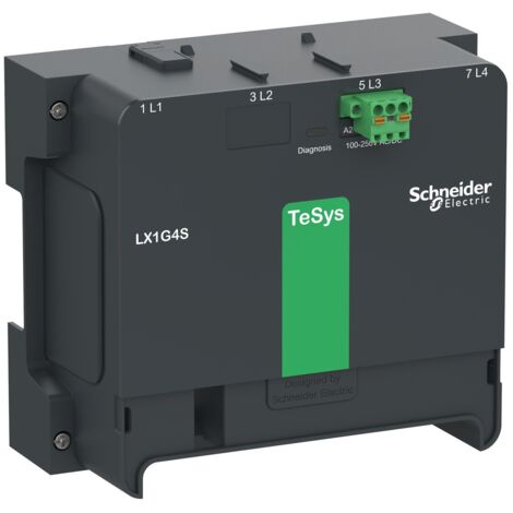 Module de contrôle 100-250V AC/DC pour 4 pôles TeSys G400/500 (version standard) - LX1G4SKUEN