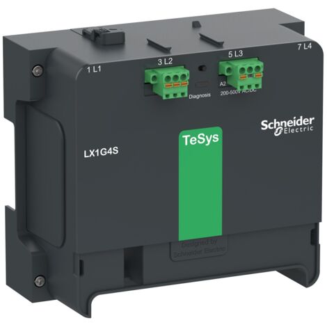 Module de contrôle 200-500V AC/DC pour 4 pôles TeSys G400/500 (version avancée) - LX1G4SLSEA