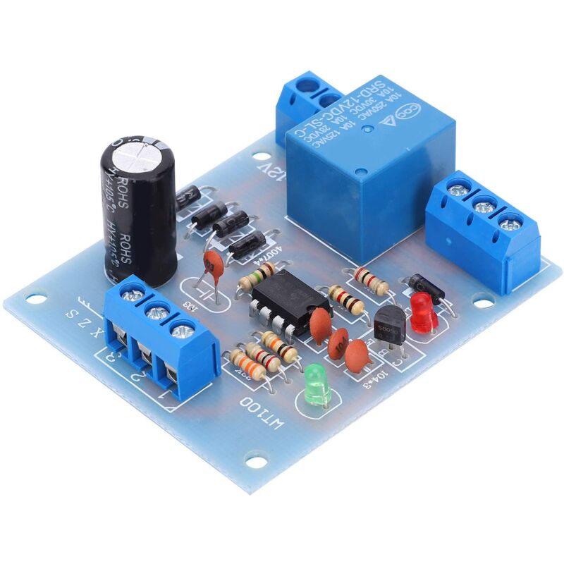 Sjlerst - Module de Contrôleur de Niveau D'eau 12VDC Capteur de Détection de Niveau D'eau Interrupteur de Commande de Liquide Automatique Carte pcb