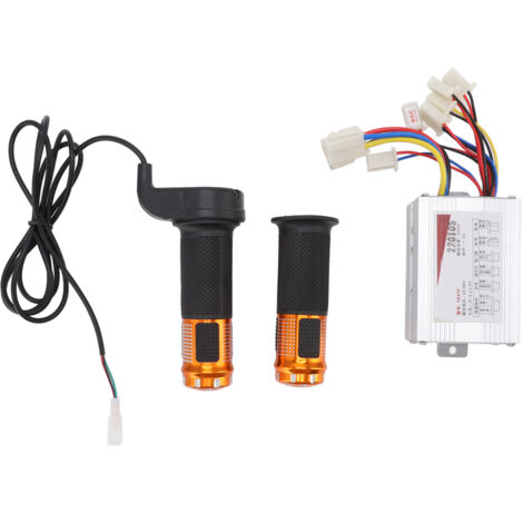 Module de Contrôleur de Vitesse de Moteur DC36V 800W B avec Poignée pour Boîte de Commande de Moteur de Tondeuse à Scooter électrique Modulateur de Régulateur pour le Réglage.