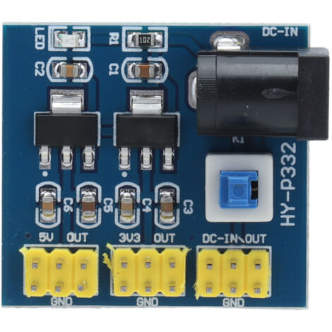 Module de conversion de tension DC-DC multi sorties avec indicateur, entrée 6V-12V, carte de régulation d'alimentation