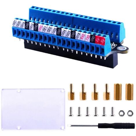 Module de dérivation à bornier à vis pour Raspberry Pi Micro GPIO