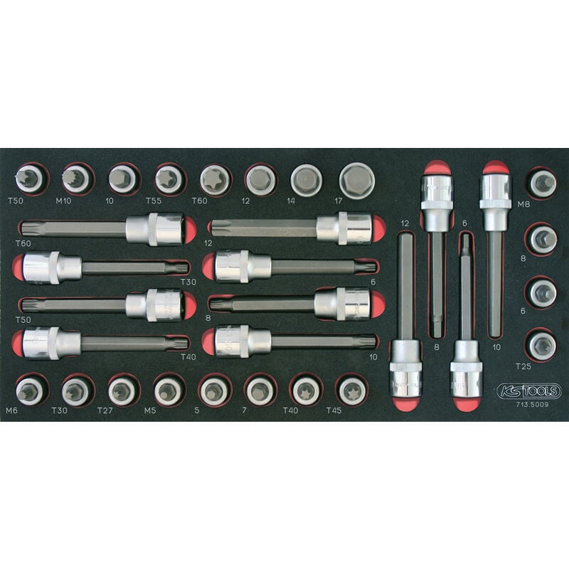 Kstools - Module de douilles tournevis ultimate 1/2'', 32 pièces