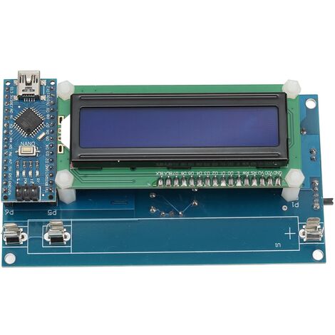 Module de kit de Compteur Geiger, kit de pièces de Compteur Geiger DIY 380v - 550v LCD Display, avec Tube GM, Alarme Acousto - Optique intégrée pour la détection du rayonnement nuc