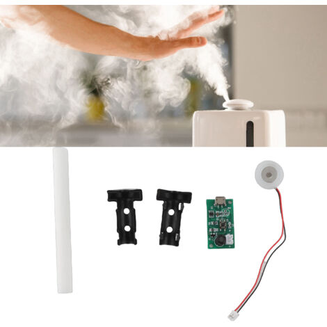Module de Plaque d'Atomisation avec Circuit Intégré et Minuterie pour Humidificateur USB 5V - ABS, Silicone, Céramique, 16mm