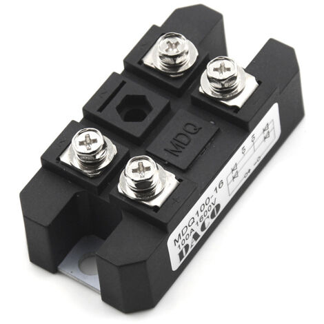 Module de pont redresseur monophasé MDQ100A1600V 200A 300A 400A 12 24V 220V 380