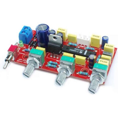 Module de préamplification LM1036 à amplificateur opérationnel, réglage des basses et des aigus, pour home cinéma.