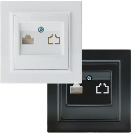 Module de prise Internet - EP Noir - Ledme - EP-41-B