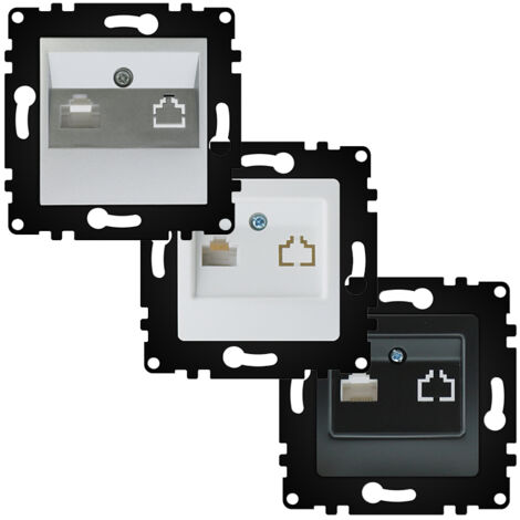 Module de prise Internet - PJ Gris - Ledme - PJ-41-G