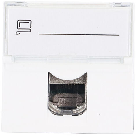 Module de prise réseau CAT6A RJ45, adaptateur français, accessoire ABS blindé pour ordinateur