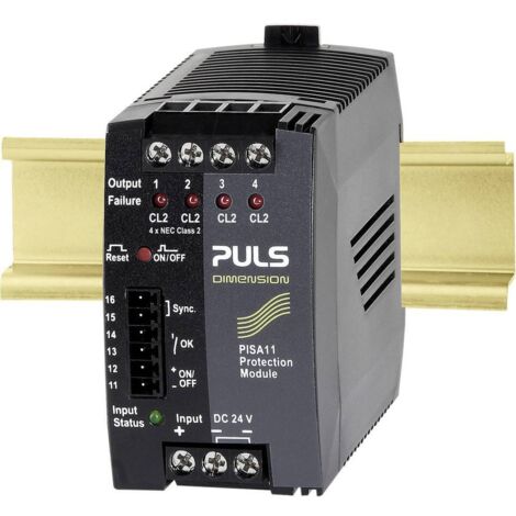 Module de protection 4 canaux Entrée 24 V/DC / 4 x 3.7 A PULS DIMENSION PISA11.CLASS2 S92056