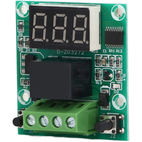 Module de Protection Basse Tension Numérique 12V 20A avec Affichage LED et Arrêt Automatique