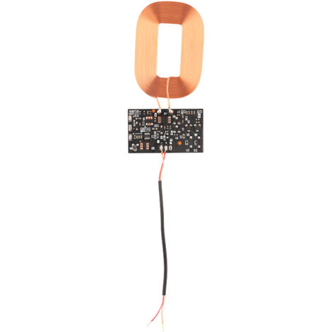 Module de Réception de Charge Sans Fil Qi 5V 1A - Carte de Circuit et Bobine pour Projets DIY