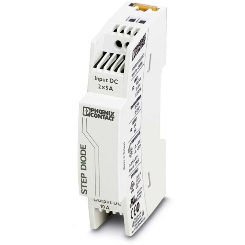 Phoenix Contact - Module de redondance rail din STEP-DIODE/5-24DC/2X5/1X10 10 a Nbr. de sorties: 1 x