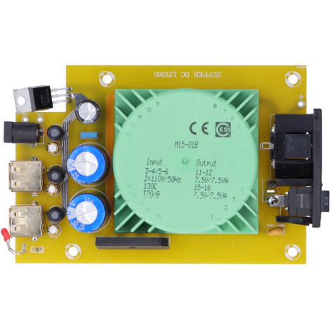 Module de régulation 15VA double sortie, alimentation DC intégrée, carte stabilisatrice de tension