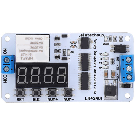 Module de Relais à Impulsion 12V DC pour Serrure Électromagnétique avec Temporisation LR43A01