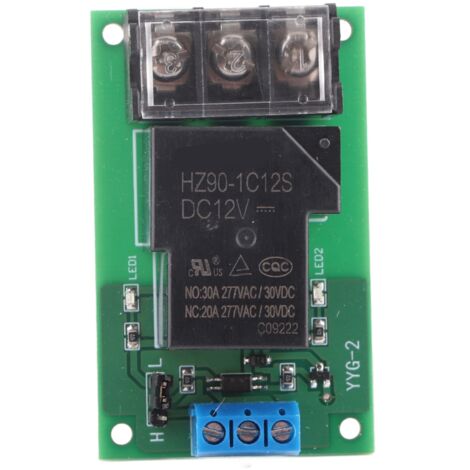 Module de relais à optocoupleur haute puissance 30A YYG-2, isolation galvanique, tension DC 12V