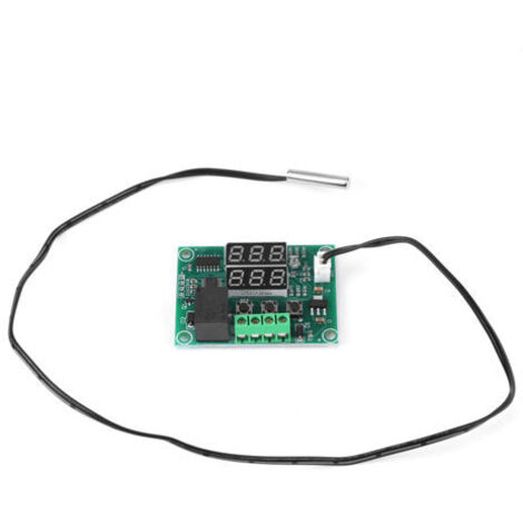 Module de relais de capteur de température numérique 12 V CC avec double affichage LED et interrupteur thermostatique