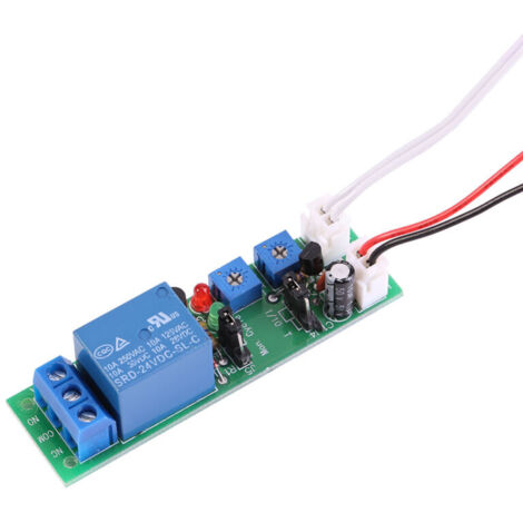 Module de Relais de Minuterie de Cycle Réglable, DC 5 V 12 V 24 V avec Haute Précision pour Aquarium, Circuit de Test de Machine, équipement D'exploitation de Minuterie (DC 24 V.