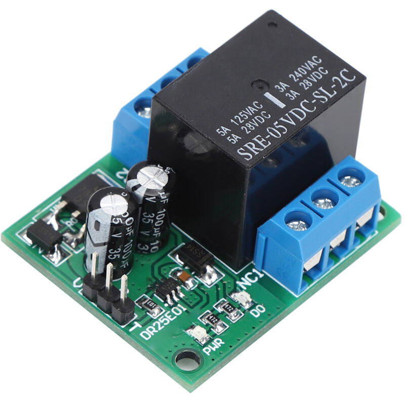 Module de relais DR25E01 DPDT, carte Bistable à double pôle, autobloquante (DC6-24V)