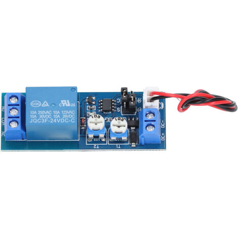 Module de relais, panneau de retardement réglable, cyclisme infini, Modes de synchronisation uniques pour contrôle 24v