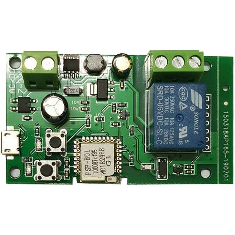 Module De Relais Sans Fil De Commutateur De Wifi, Dc5V 12V 24V 32V