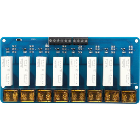 Module de relais SSR 8 canaux 5A, contrôle distribution 5V/220V DC
