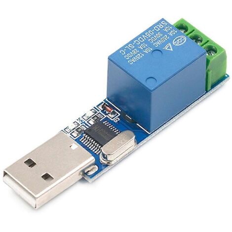 Module de relais USB LCUS-1 haute performance avec protection contre les surintensités