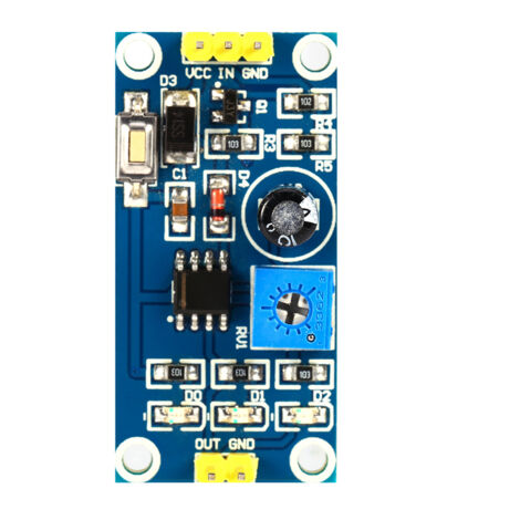 Module de retard NE555 Module d'impulsion, indicateur de puissance d'entrée générateur de signal bouton de test intégré 5-12 V temps réglable pour la vie quotidienne