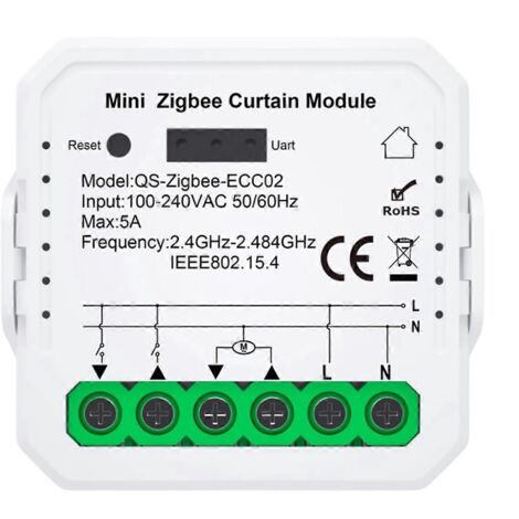 Module de rideau Tuya ZigBee pour appareils électroménagers intelligents