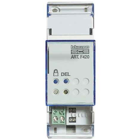 Module de scénarios Bticino pour l’automatisation de la diffusion sonore F420