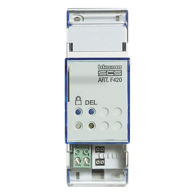 Module de scénarios Bticino pour l'automatisation de la diffusion sonore F420