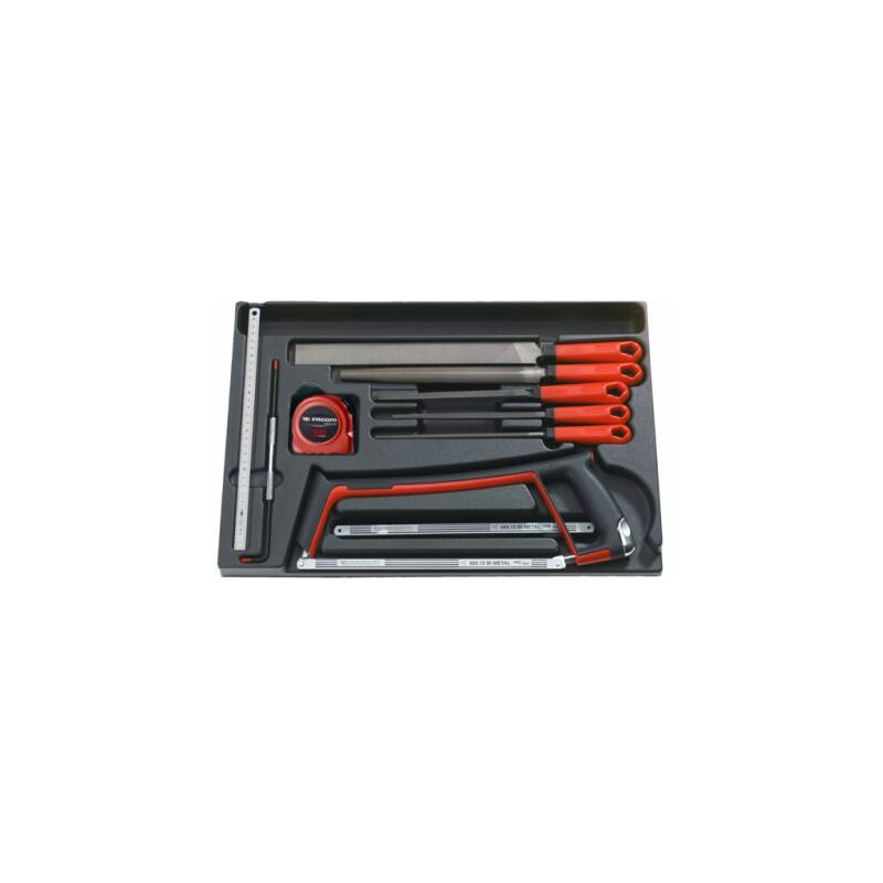 Mallette à outils Module de scie, de mesure de ruban et de fichiers Facom Jeu de 19 pièces ( Prix pour 1 )