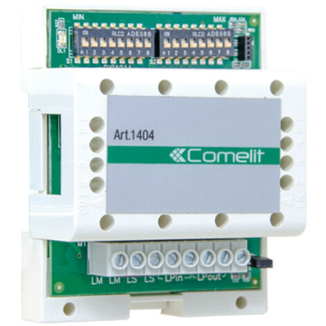 Module d'échange audio/vidéo Comelit pour systèmes Simplebus 2 fils 4M 1404