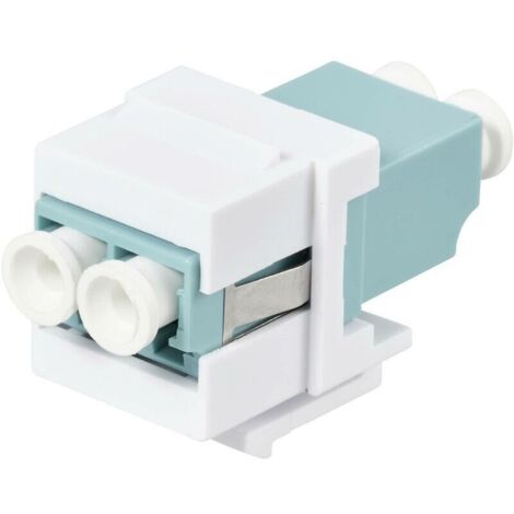 Module d’encastrement LC Keystone – Référence RF-5937910, compatible avec systèmes modulaires, blanc, unité