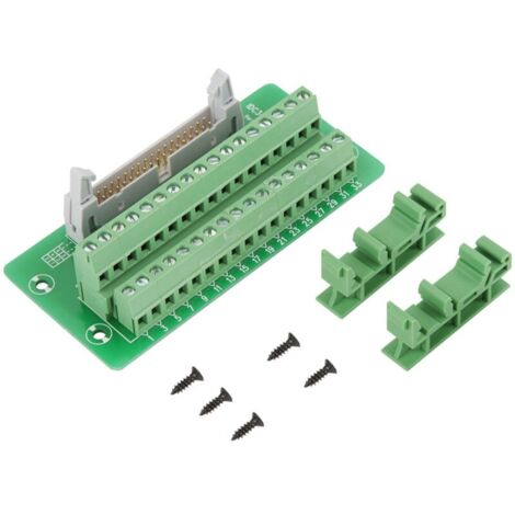 Module d'interface de montage fiable, de haute qualité et durable, carte de dérivation PLC, pour rail DIN