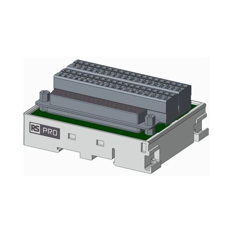 Module d'interface Sub-D 37 Contacts, Femelle, Montage sur Rail DIN ( Prix pour Boîte de 1 )