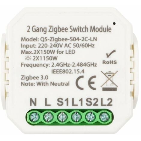 SMABIT - Détecteur de fumée optique Zigbee avec fonction sirène