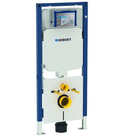 Module Duofix pour WC suspendu 112 cm avec réservoir de chasse Sigma 8 cm Geberit 111.907.00.5 Blanc