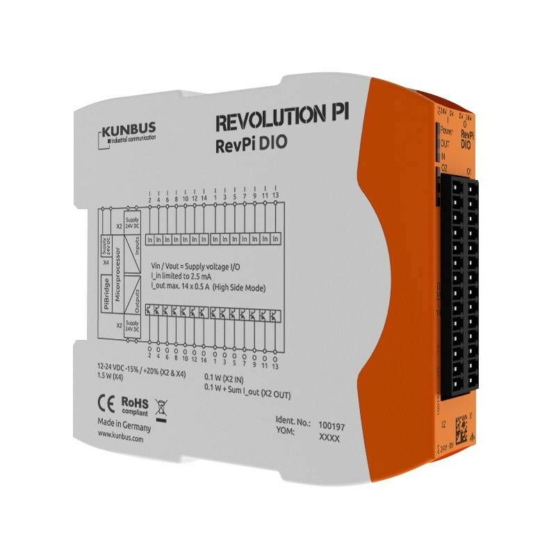 API - Module d'extension Revolution Pi by Kunbus RevPi DIO PR100197 24 V S939681