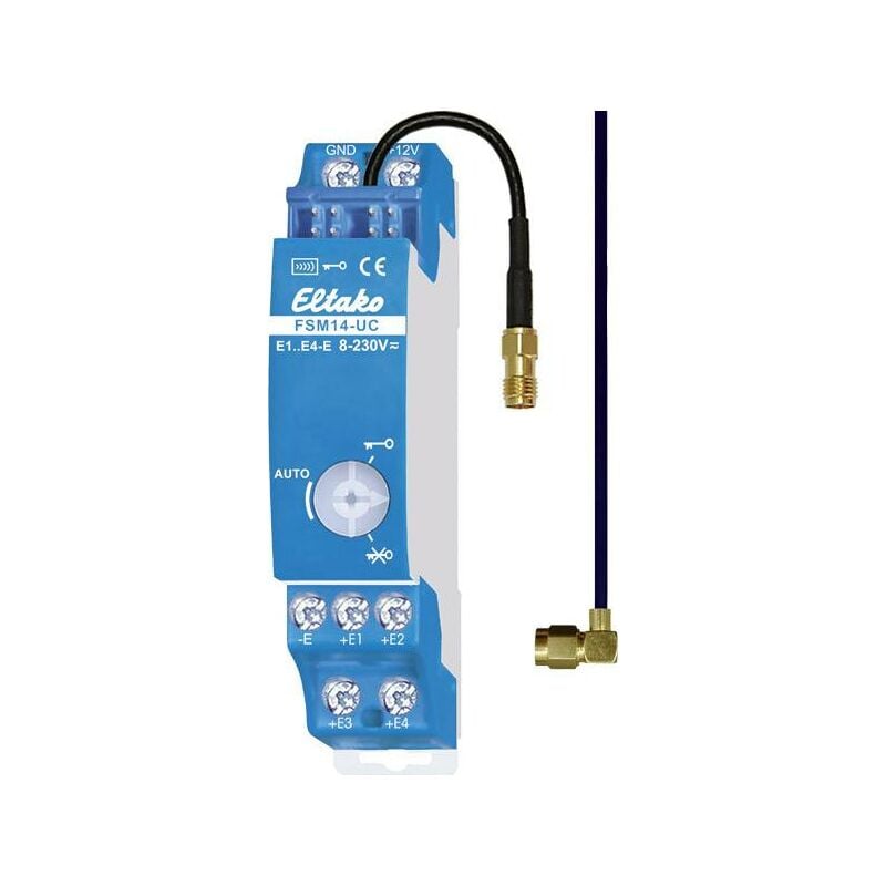 FSM14-UC Eltako sans fil Émetteur 4 canaux profilé Portée max. 30 m Q852262