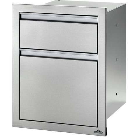 Module encastrable 2 tiroirs pour cuisine d'extérieur Napoleon
