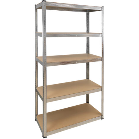 Module Étagère Montage Rapide Sans Vis 90x40x180 cm. (5 Bacs)