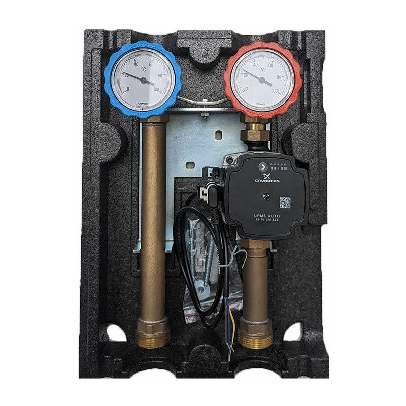 Module hydraulique de chauffage direct - DN20 - 2 voies - Grundfos