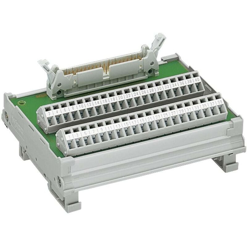 Module interface connecteur mâle selon DIN 41651 CAGE CLAMP® série 236 10 pôles WAGO 289-501 D28151